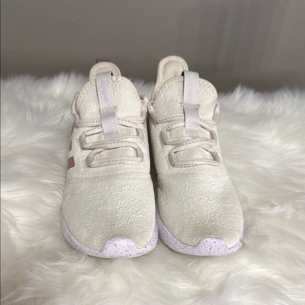 Adidas Cream and Lilac Sneakers for Everyday Style